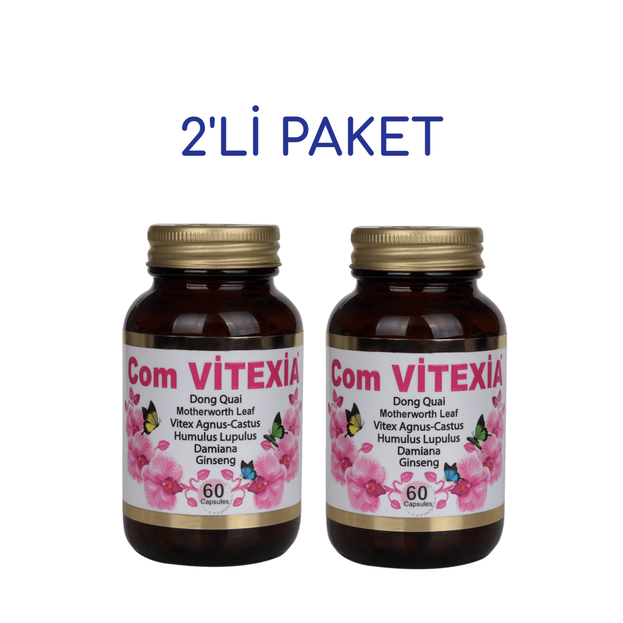 Com Vitexia 2 Adet Kadınlara Özel Takviye Edici Gıda