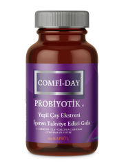 Comfi-Day Probiyotik ve Yeşil Çay Ekstresi İçeren Takviye Edici Gıda 60 Kapsül